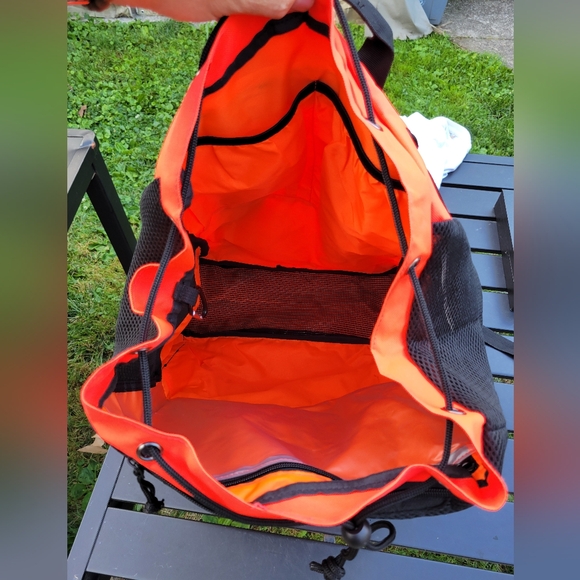 Fasrom Mesh Beach Backpack with Zipper Bottom, Sport Gym Backpack for Swimming, - Picture 8 of 15